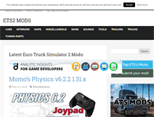Tablet Screenshot of ets2downloads.com